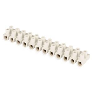 Šroubová svorkovnice 12× 6–10 mm2