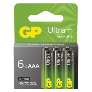 Alkalická baterie GP Ultra Plus AAA (LR03)