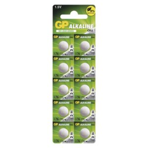 Alkalická knoflíková baterie GP A76F (LR44)