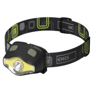 COB LED + LED čelovka P3536