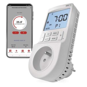 GoSmart Termostat do zásuvky s funkcí digitálního časovače 2v1 s WiFi