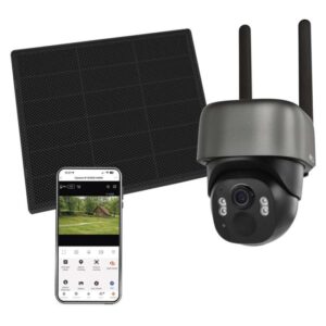 GoSmart Venkovní bateriová kamera IP-6100G HAWK s 4G LTE a solárním panelem