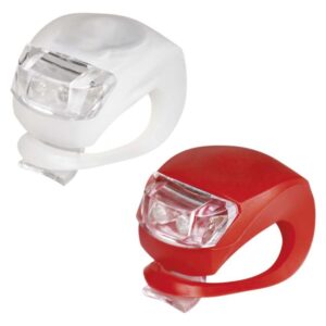 LED přední + zadní svítilna na kolo P3921 na 2x CR2032