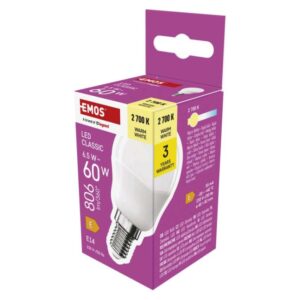 LED žárovka Classic Mini Globe / E14 / 6