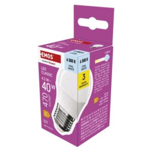 LED žárovka Classic Mini Globe / E27 / 4