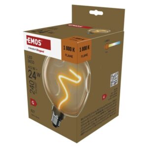 LED žárovka DECO CG125A / E27 / 4