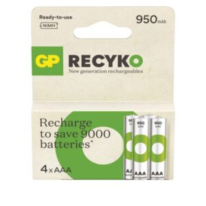 Nabíjecí baterie GP ReCyko 950 AAA (HR03)