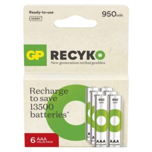 Nabíjecí baterie GP ReCyko 950 AAA (HR03)