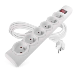 Přepěťová ochrana – 6 zásuvek