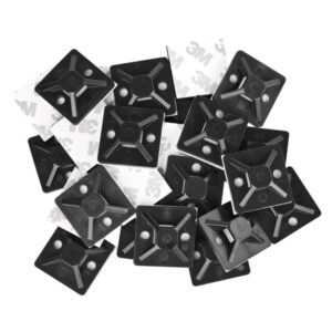 Samolepicí příchytka stahovacího pásku 30×30 mm