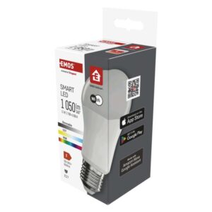 Chytrá LED žárovka GoSmart A60 / E27 / 11 W (75 W) / 1 050 lm / RGB / stmívatelná / WiFi