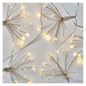 LED světelný řetěz – svítící trsy