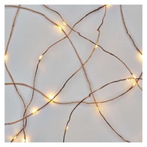 LED vánoční nano řetěz měděný