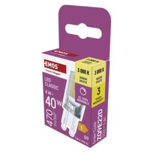 LED žárovka Classic JC / G9 / 4