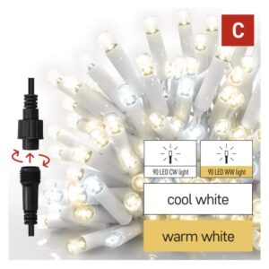 Premium LED spojovací řetěz blikající bílý – rampouchy