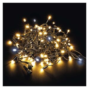 Premium LED spojovací řetěz blikající černý