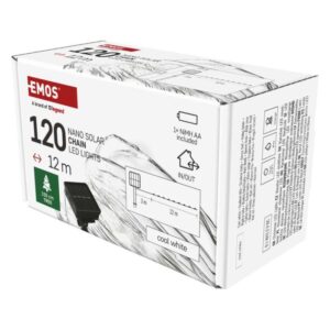 LED nano řetěz se solárním panelem