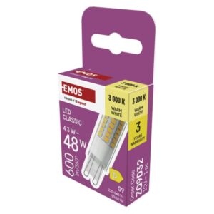 LED žárovka Classic JC / G9 / 4