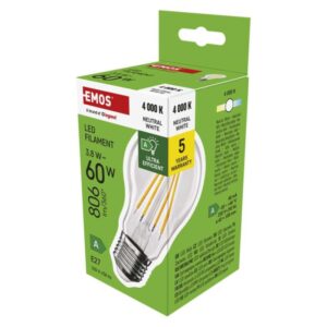 LED žárovka Filament A60 A CLASS / E27 / 3
