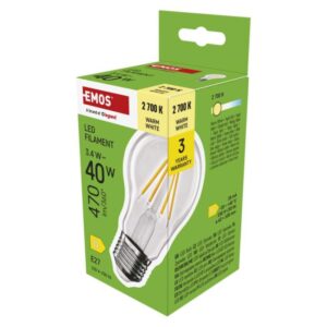 LED žárovka Filament A60 / E27 / 3