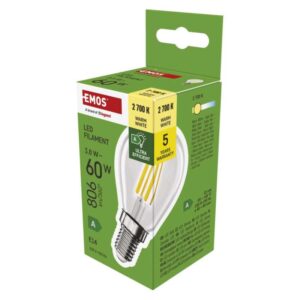 LED žárovka Filament Mini Globe A CLASS/ E14 / 3